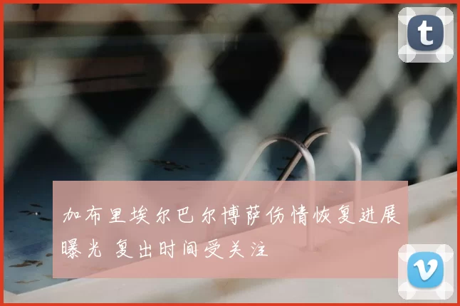 加布里埃尔巴尔博萨伤情恢复进展曝光 复出时间受关注